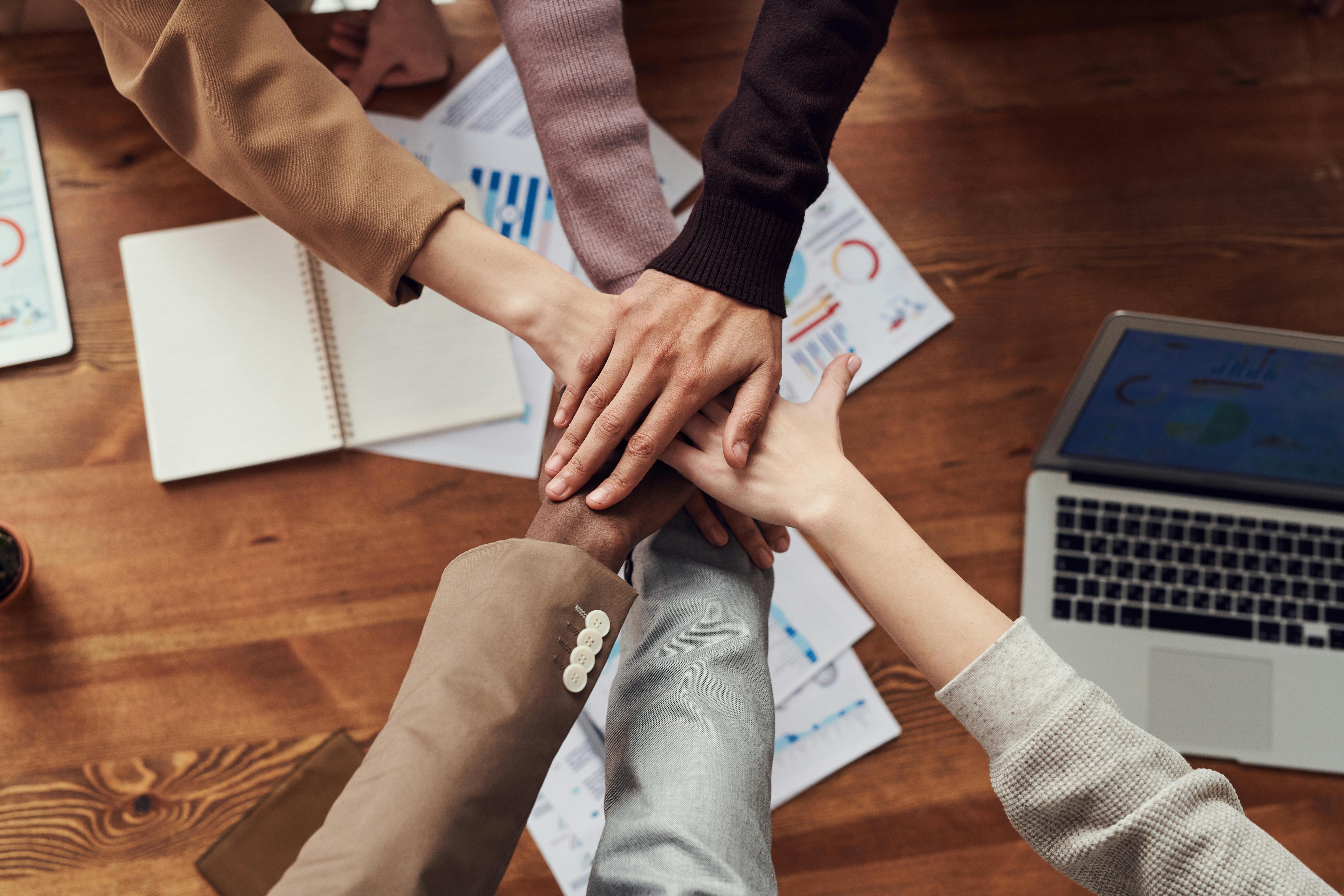 Handshake representing partnerships